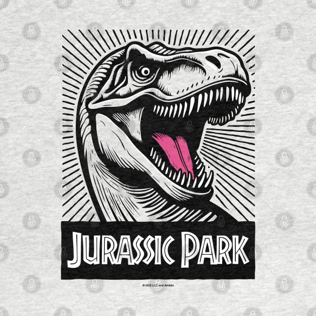 Jurassic Park Rexy Roar Pop Art by avperth